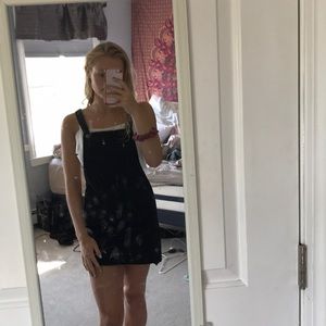 Black overall Dress